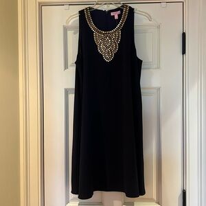 NWT LILLY PULITZER MIMI DRESS IN TRUE NAVY SIZE MEDIUM